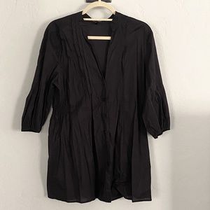 🌟 100% Cotton Black Boho Chic Shirt